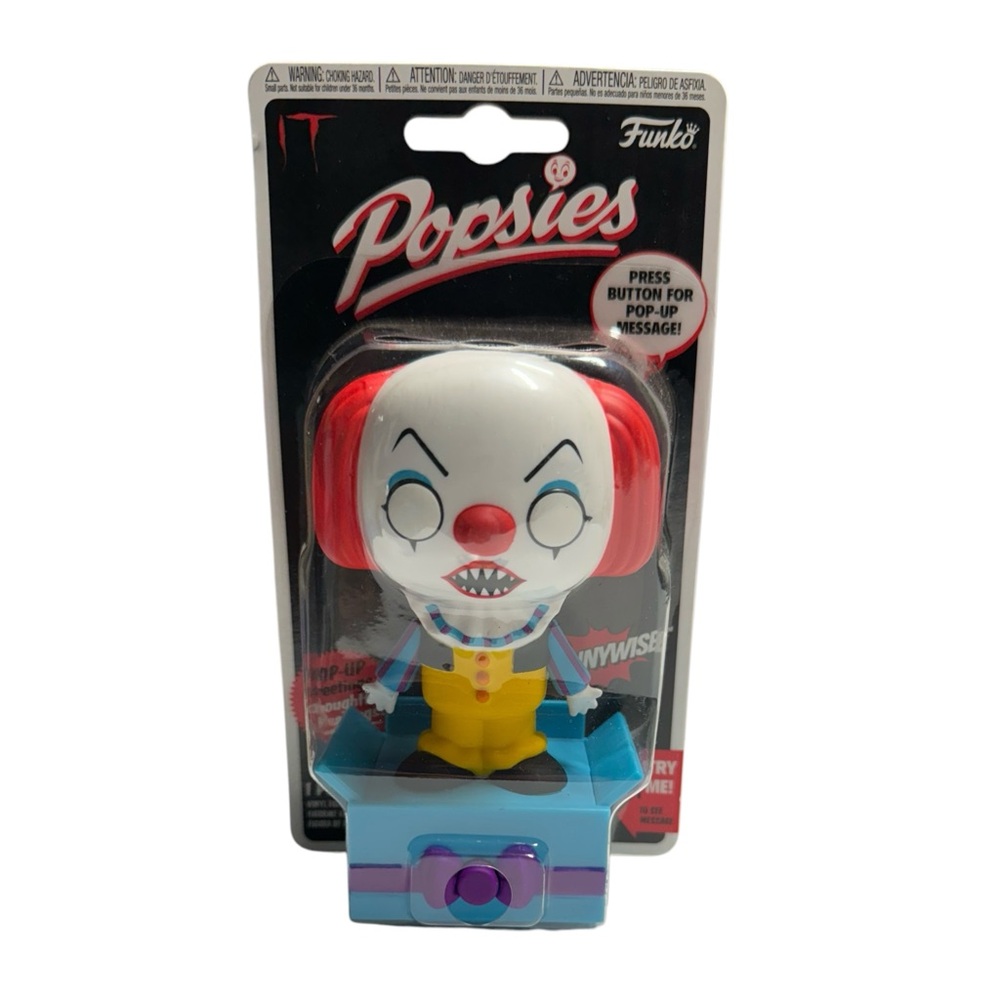 Funko Popsies IT Pennywise Figure With Pop-up‎ Message Vinyl Figure NWT Clowns